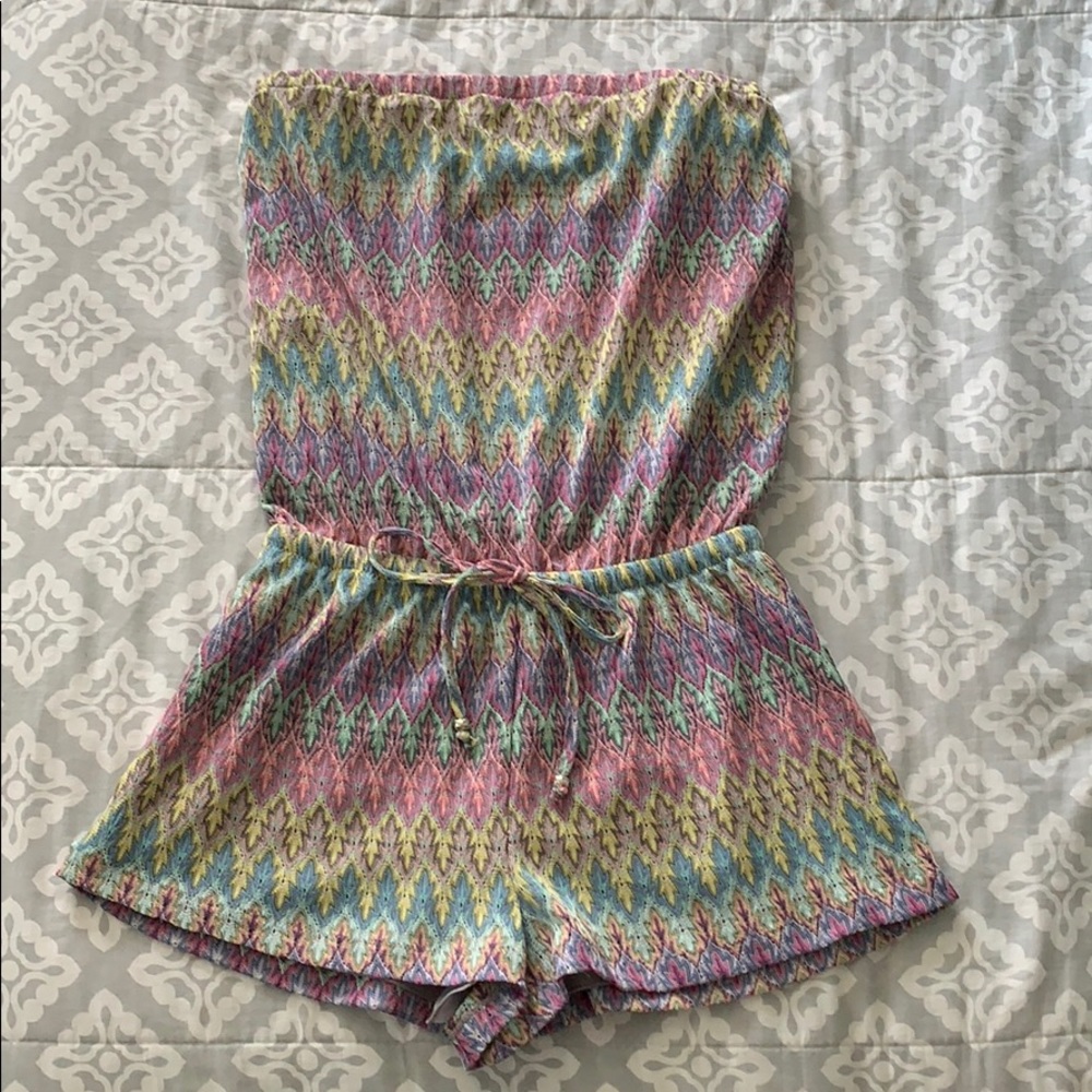 Strapless romper - Picture 2 of 7